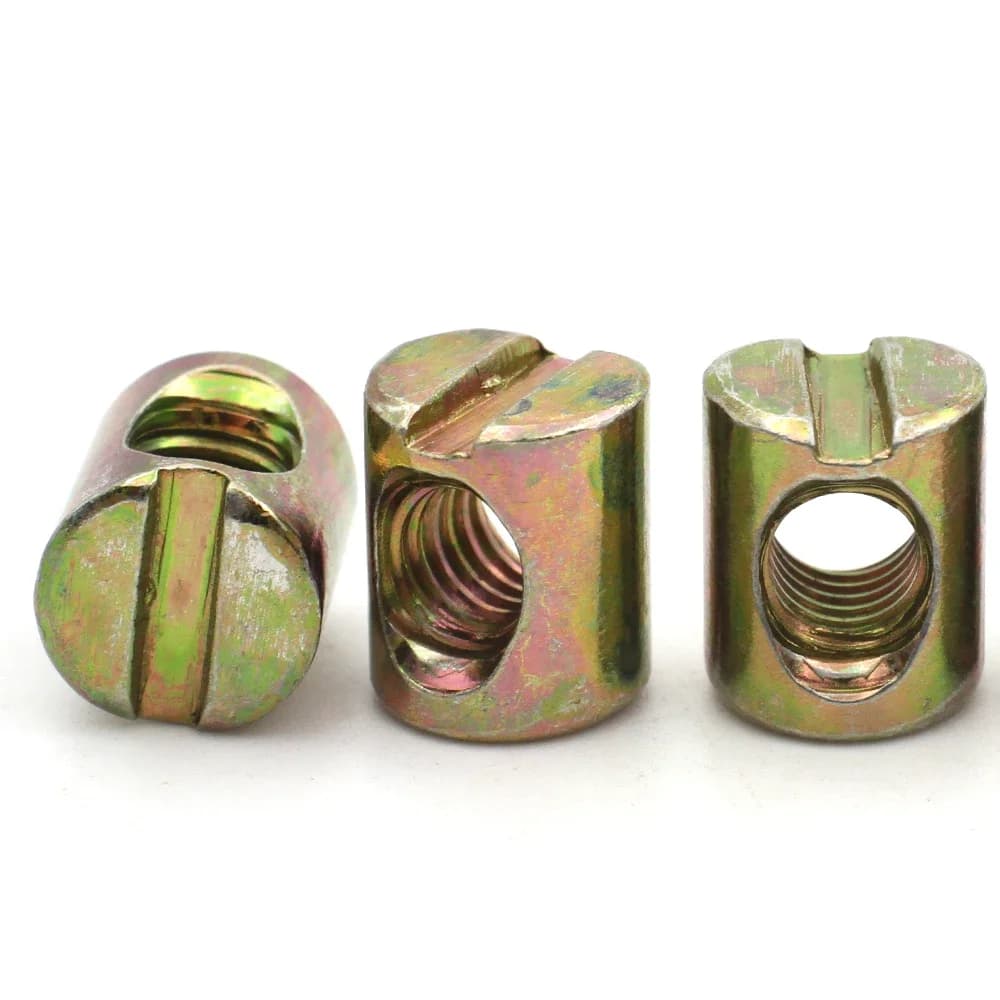 Heavy-Duty Barrel Bolts | 10-50pcs M6 M8 Hammer Embedded Nuts | Bed Frame & Chair Hardware - Image 1