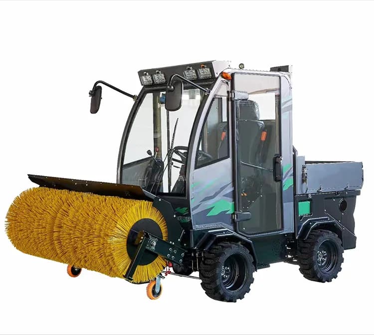 Ride-On Snow Blower | Enclosed Cab Heater | Heavy-Duty Driveway Clearing - Thumbnail 4