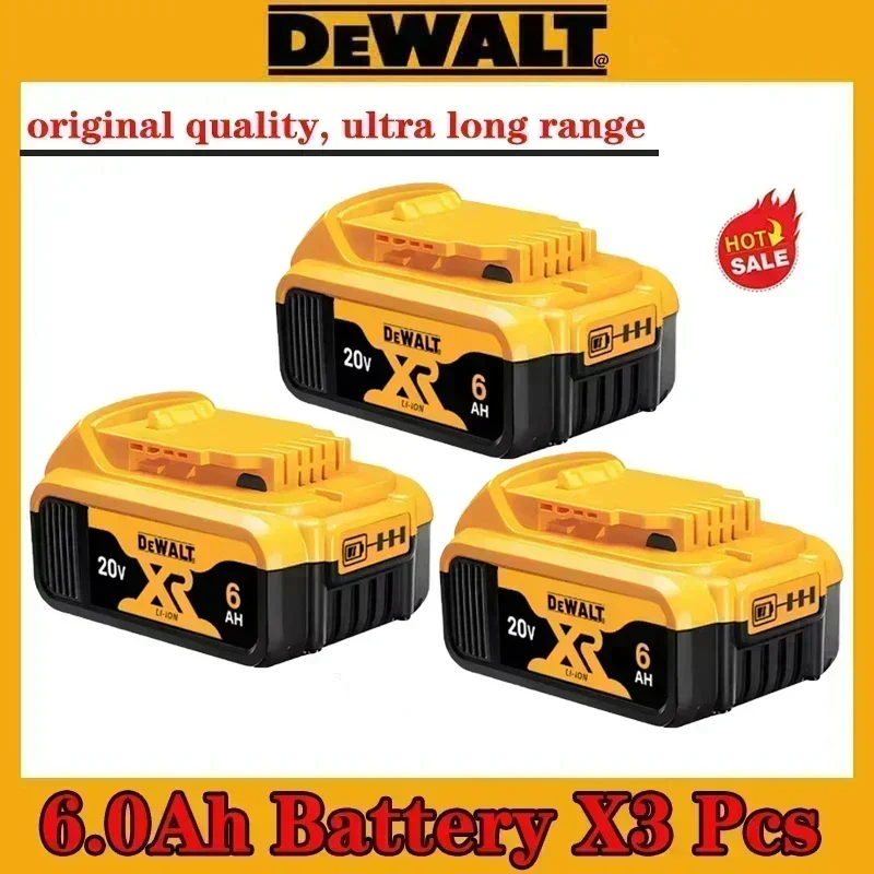 DeWalt 20V MAX Battery Replacement | 6Ah & 5Ah High-Capacity | Compatible with DCD887, DCD805, DCF880 - Thumbnail 2