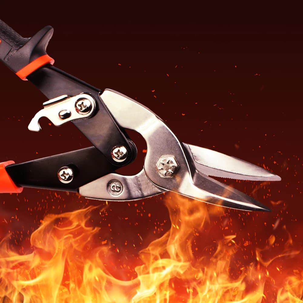 Aviation Snips | Multi-Directional Metal Cutting Tool | Heavy-Duty Industrial Scissors - Thumbnail 3