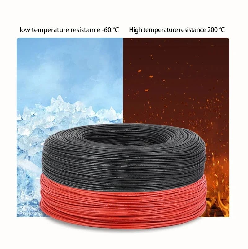 Certified 3KV Silicone Wire | Premium Tinned Copper Cable | 10-30 AWG DIY Electronics Wire - Thumbnail 3