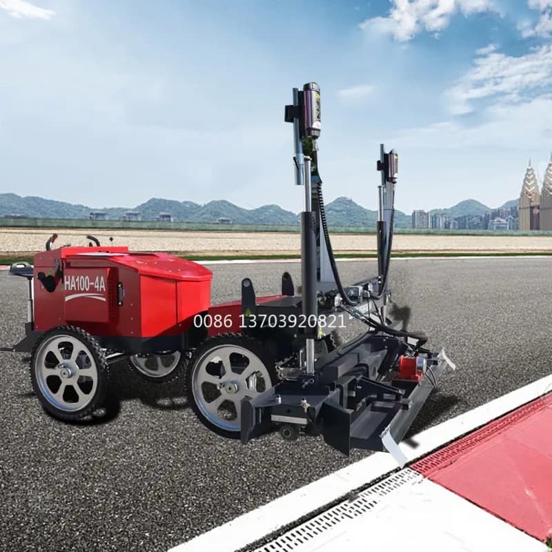 Laser Screed Machine | Automated Concrete Floor Leveling System | Ride-On Operation - Thumbnail 5