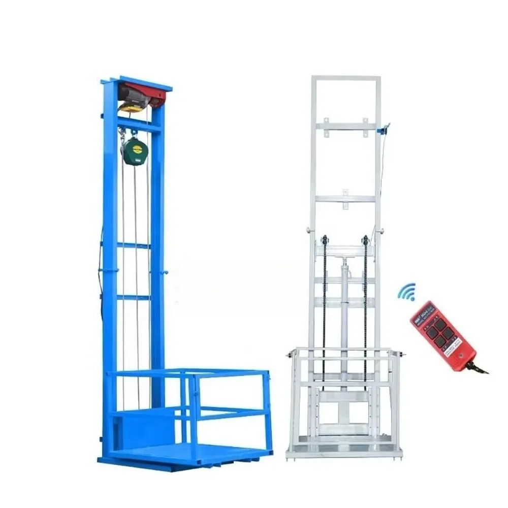 Hydraulic Freight Lift Platform | 80x100cm Size | 2-8m Height Range | Warehouse & Loading Dock Elevator - Thumbnail 2