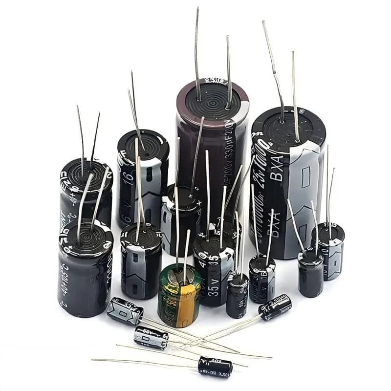 High-Capacitance Aluminum Electrolytic Capacitors | 10V-100V | 10µF-4700µF | DIP Package - Thumbnail 3