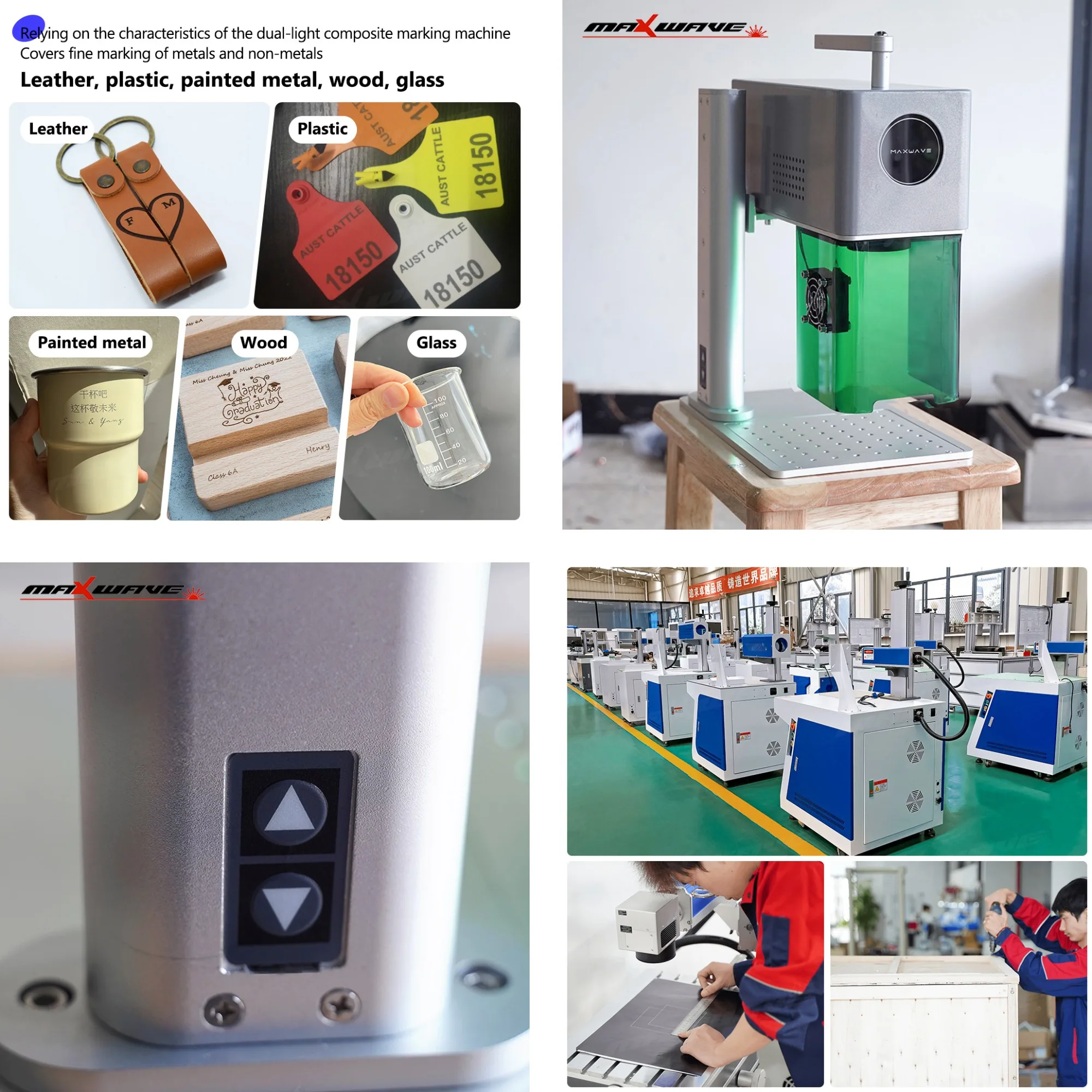 Dual-Laser Engraving System | For Wood, Metal & Leather | Desktop & Handheld Modes - Thumbnail 2