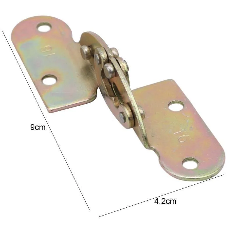 180 Degree Flap Hinge | Hidden Folding Mechanism | Iron Table Desk Bed Bracket - Thumbnail 3