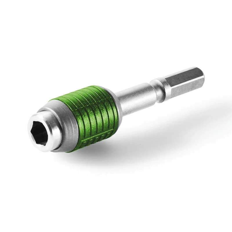 Festool 205097 BHS 60 CE bit holder, a 60mm lockable magnetic extension rod for securely holding screwdriver bits.