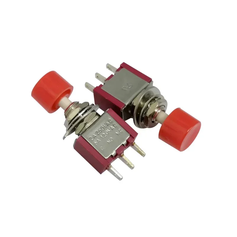 DS-612 Mini Push Button Switch | 6mm Momentary ON-(ON) | 2A 250VAC/5A 120VAC | 5-100 Pcs - Thumbnail 5