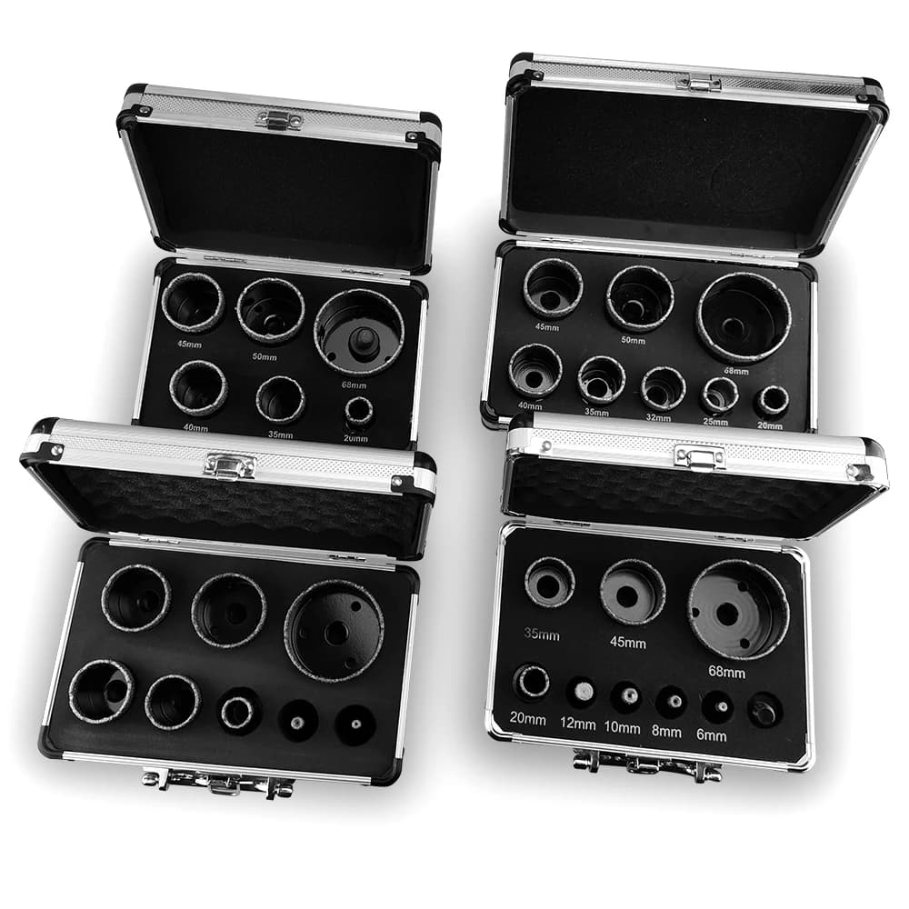 Diamond Drill Bit Set | 6-Piece M14 Thread | For Porcelain, Granite & Marble - Thumbnail 2