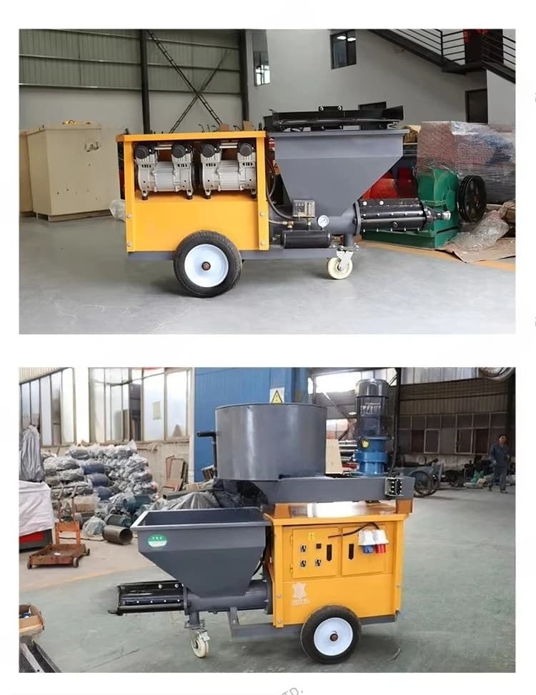 Mortar & Plaster Sprayer | Electric & Diesel Models | High-Volume Construction Spraying Machine - Thumbnail 2