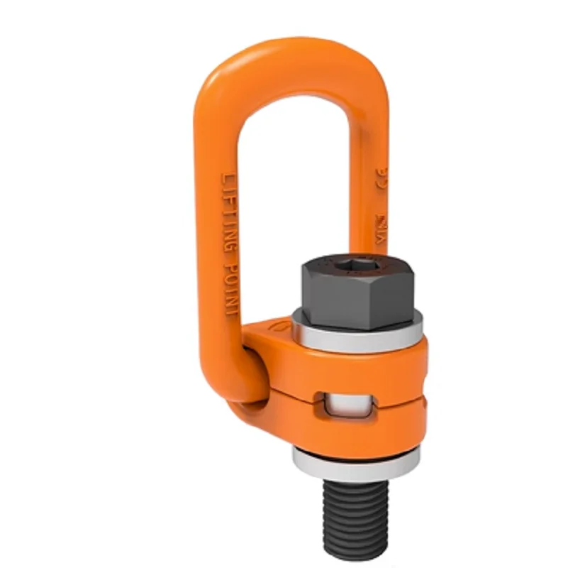 Side-Pull Lifting Ring | 0.3T-6T Capacity | 42CrMo Steel | Universal Rotating Screw Point - Thumbnail 2
