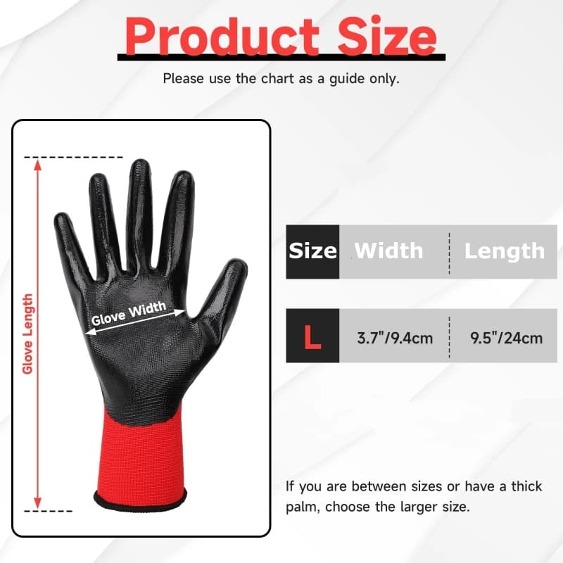 20PCS PU Coated Safety Gloves | Breathable Seamless Knit Design | Construction & Assembly Handling - Thumbnail 5