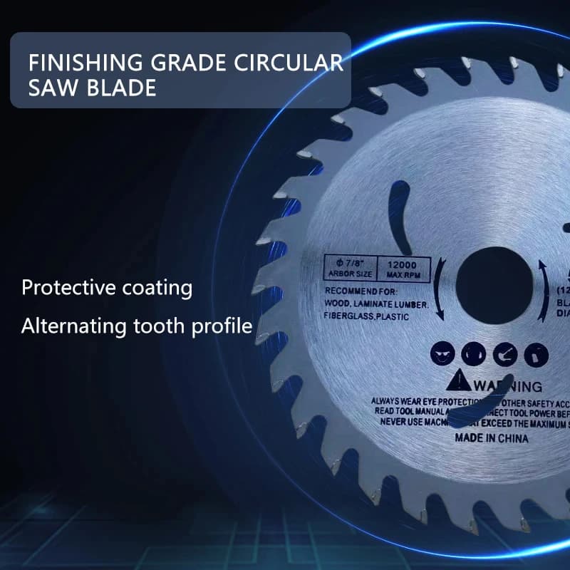 5-Inch Circular Saw Blade | 30-Tooth Carbide for Precision Wood Cutting | 20mm Arbor - Thumbnail 7