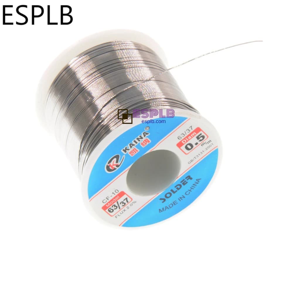 63/37 Rosin Core Solder Wire | 0.5mm-2.0mm Diameter | 450g Spool for Precision Welding - Thumbnail 3