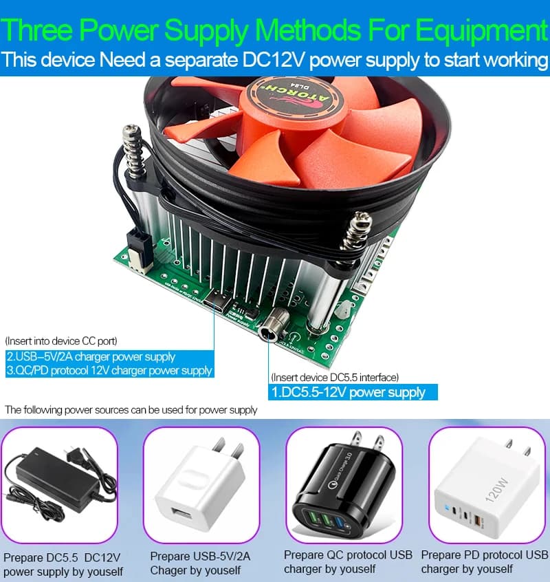 150W Electronic Load Tester | 4-Wire Battery Capacity Analyzer with 2.4 TFT Display - Thumbnail 5