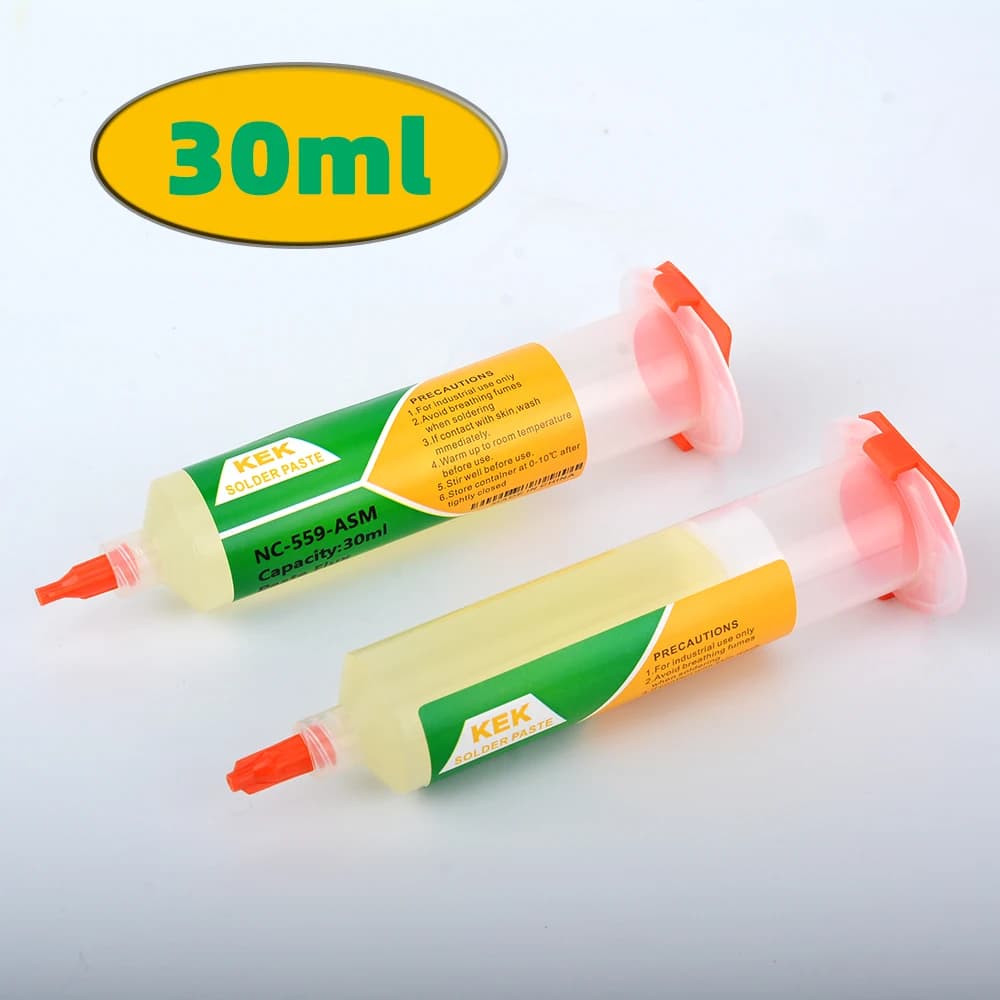 Solder Paste Flux | 10ml Precision Needle Tube | For Drag Soldering & Desoldering - Thumbnail 6