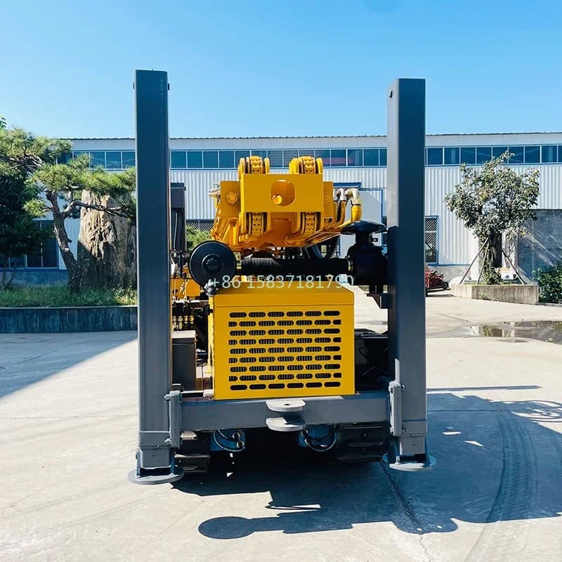 Hydraulic Water Well Drilling Rig | 80-300m Depth Capacity | Rotary Borehole Machine - Thumbnail 4
