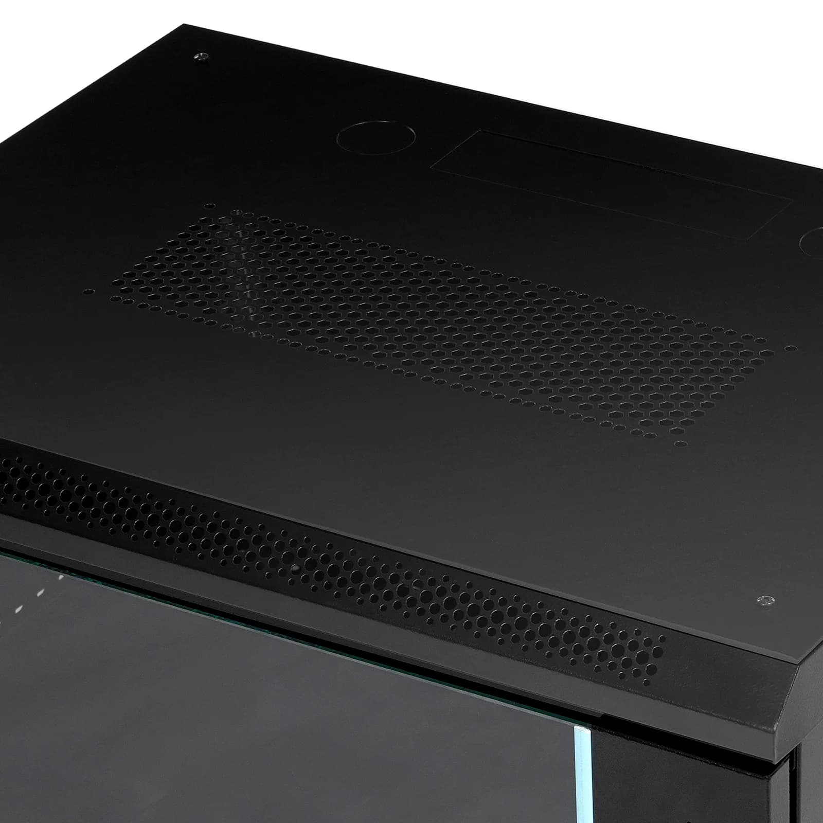 4U Wall-Mount Server Rack | Secure Glass-Door Network Cabinet | Professional IT Organization - Thumbnail 5