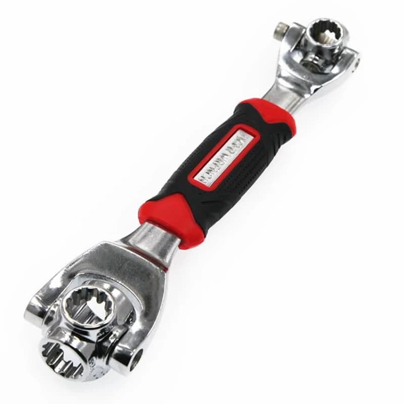 Universal Wrench 48 in 1 Socket Wrench with 360 Degree Rotating Head Spanner Tool for Home Bicycle Car Repair - Thumbnail 2
