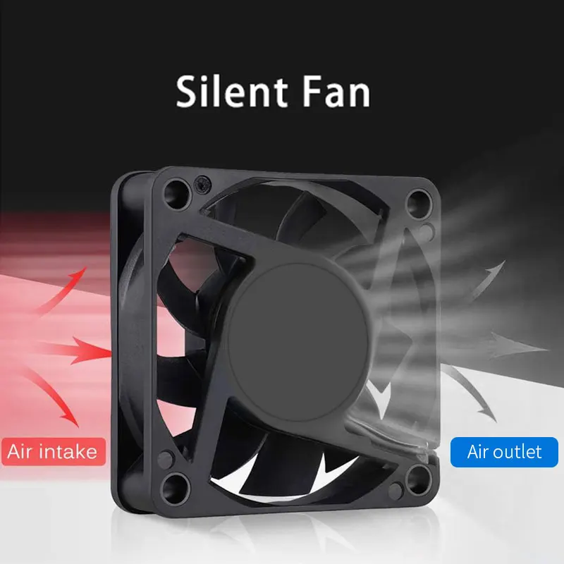 Ultra-Quiet PC Cooling Fan | 80mm 92mm 120mm Silent Case & Radiator Fan for CPU & GPU - Thumbnail 4