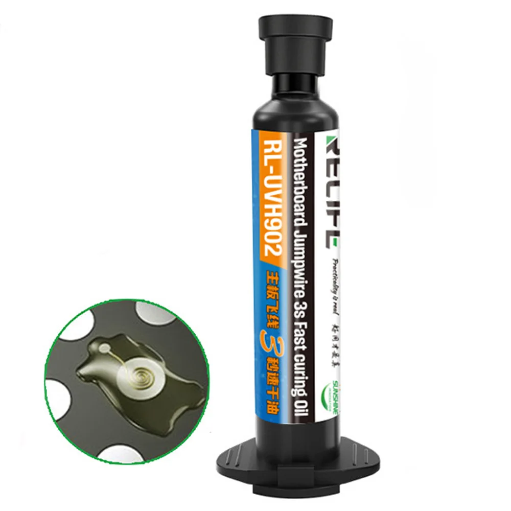 UV Curing Flux for Phone Repair | 3-Second Quick Dry | 10cc Precision Syringe - Thumbnail 5