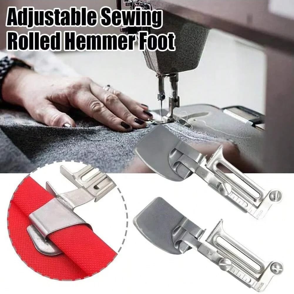 Adjustable Hemming Presser Foot | Industrial Sewing Machine Accessory | A11 Model - Thumbnail 5