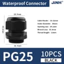 PG25-Black-10Pcs