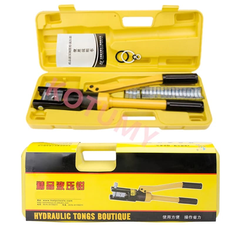 Hydraulic Cable Crimper | 8-Ton Capacity | 6-120mm² Terminal Range | Heavy-Duty Tool - Thumbnail 6