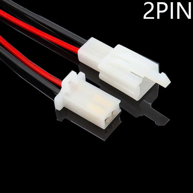 Automotive Wire Connector Kit | 2.8mm Quick-Connect Terminals | Male & Female Plugs for Motorcycle & Vehicle Wiring - Thumbnail 4