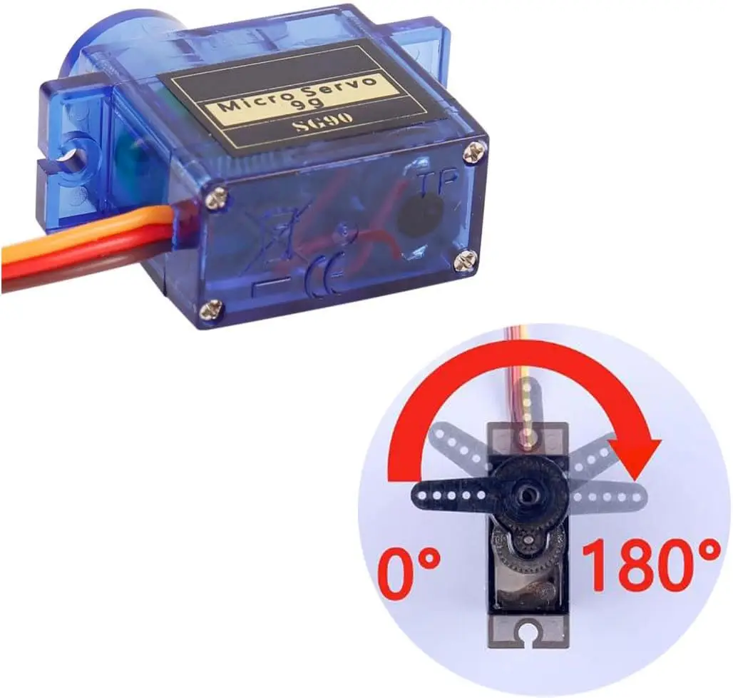 Servo Motor Tester Kit | 6V Battery Holder & 180° 9g Servo | For Robotics & RC Models - Thumbnail 6