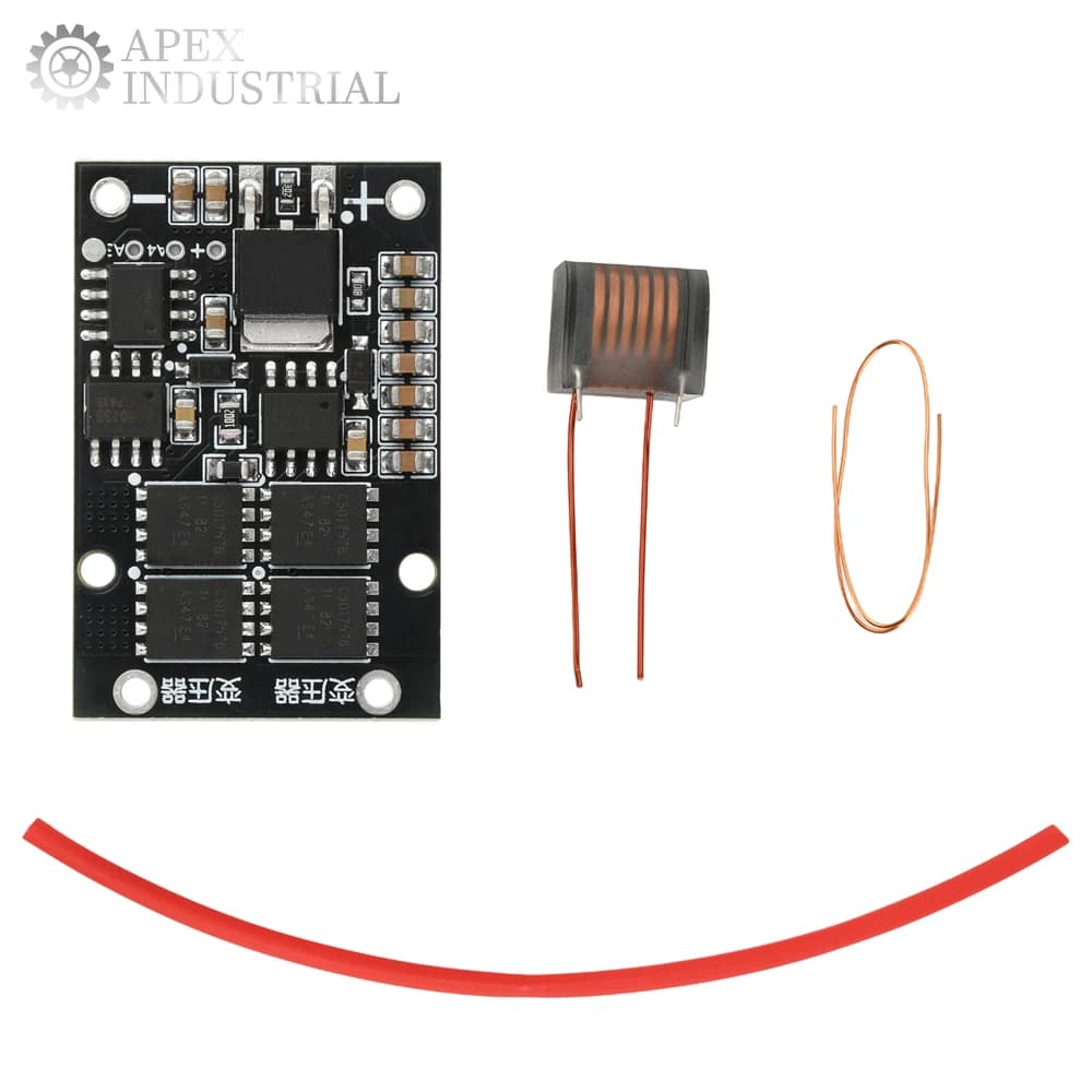 High-Voltage Arc Generator Kit | 10kV-25kV DC Output | 12V 70W Boost Inverter for DIY & Prototyping - Thumbnail 2