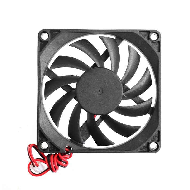 High-Performance 80x80mm PC Cooling Fan | 12V Brushless System | Quiet CPU & Chassis Airflow - Thumbnail 5