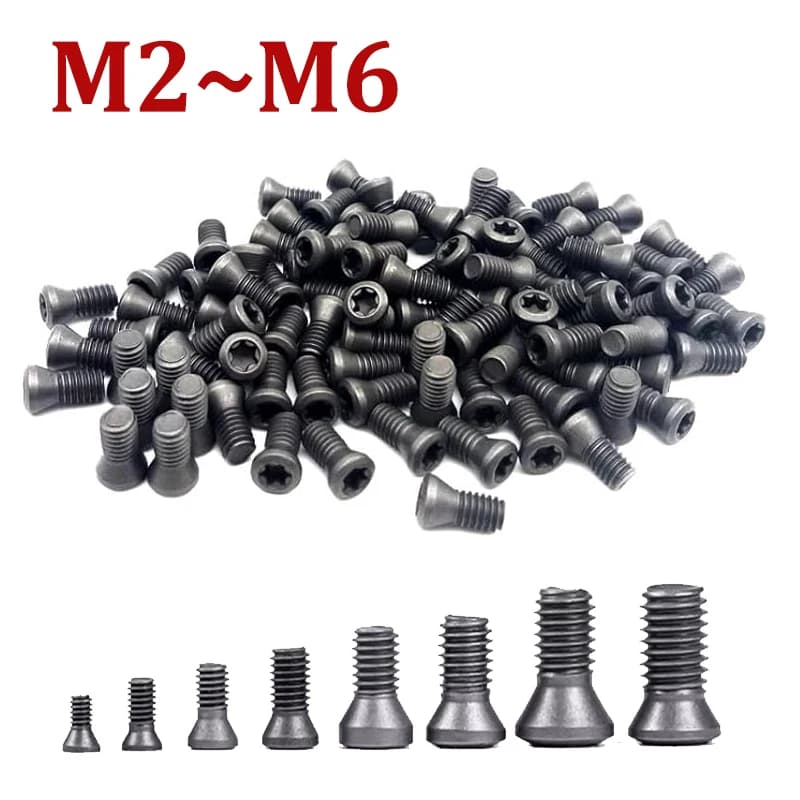 Insert Torx Screws | M2 M3 M4 M5 M6 | Professional Replacement for Carbide Inserts & Lathe Tools - Thumbnail 2