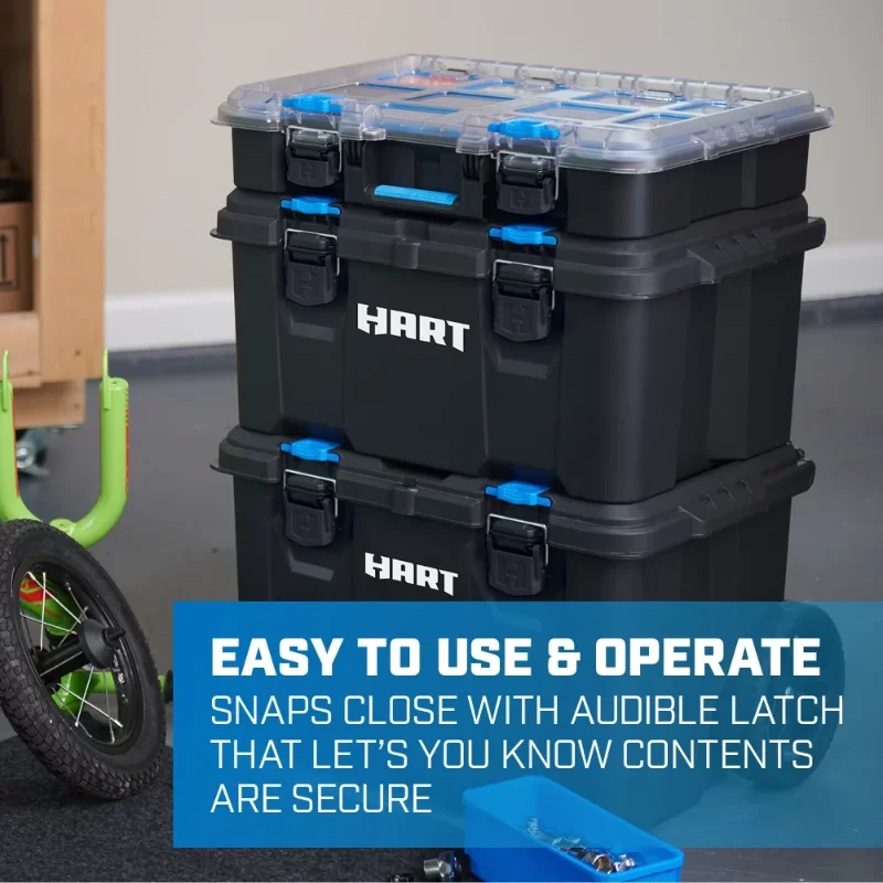 Modular Tool Box | 7-Part Organization System | Portable Mobile Storage Large Toolbox - Thumbnail 4