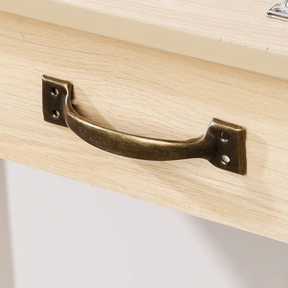Cabinet Pulls | Bow-Shaped Metal Iron Handles | For Wardrobe, Garage & Shed Doors