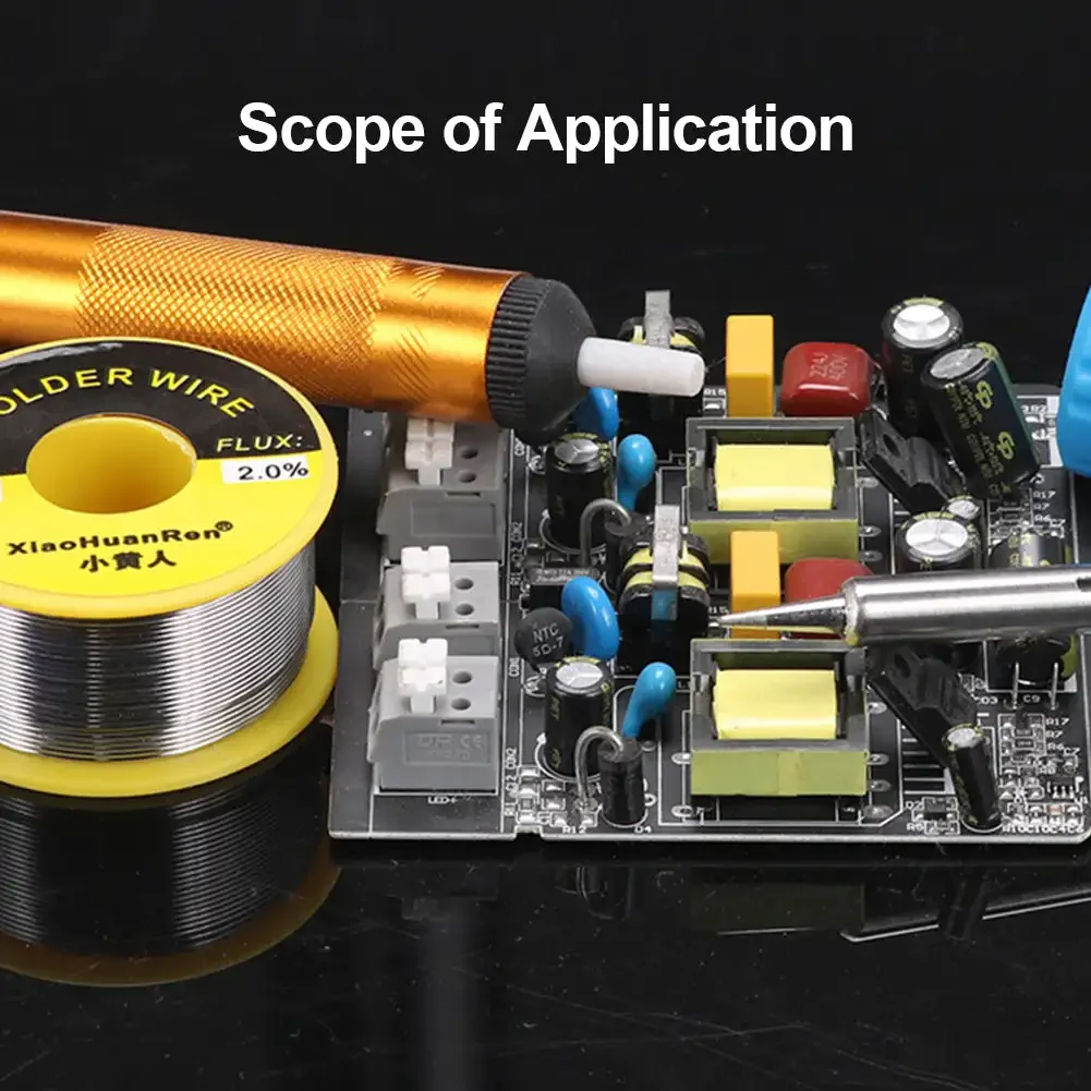 60/40 Rosin Core Solder Wire | 0.6mm Diameter | 50g Reel for Precision Electronics Work - Thumbnail 5
