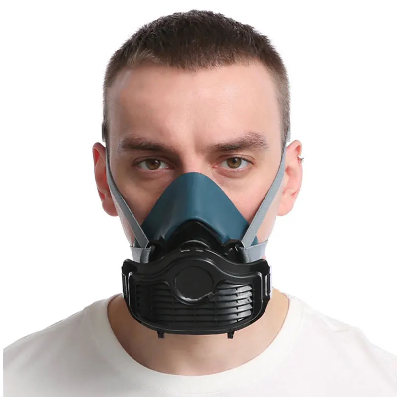 Respirator Half Mask | Self-Priming Filter for Dust & Paint | Workshop & DIY Safety - Thumbnail 2