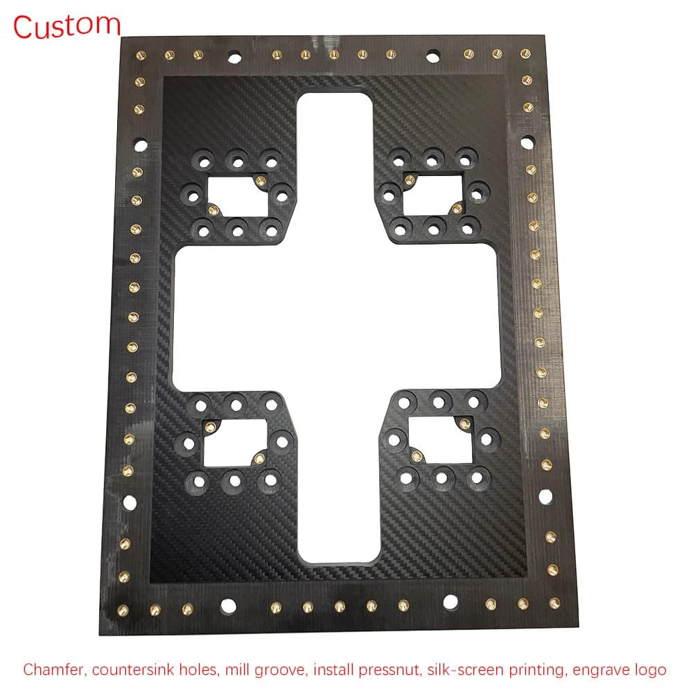 Carbon Fiber CNC Machining Service | Precision-Cut Plates & Sheets for DIY Projects - Thumbnail 3