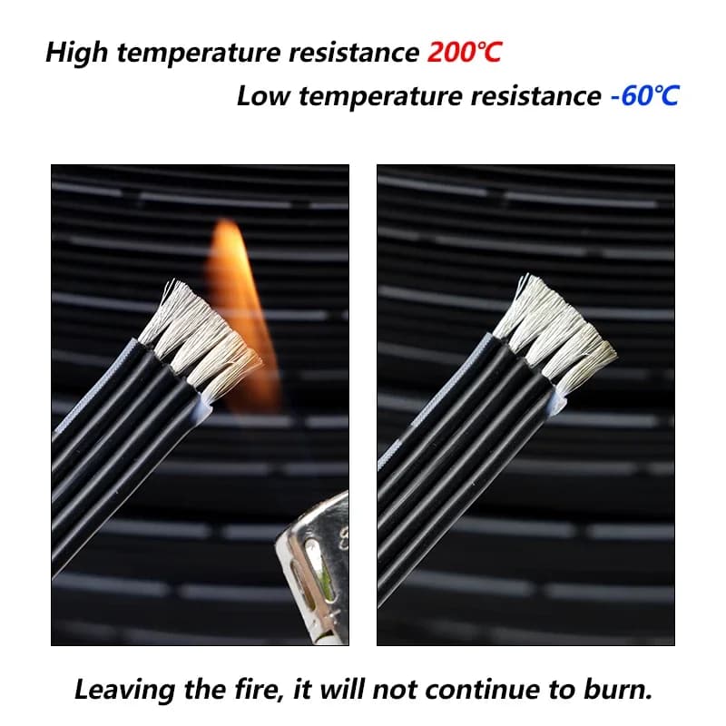 High-Temperature Silicone Wire | Flexible Multi-Conductor Cable | 20-30 AWG | 1-10 Meter Lengths - Thumbnail 5