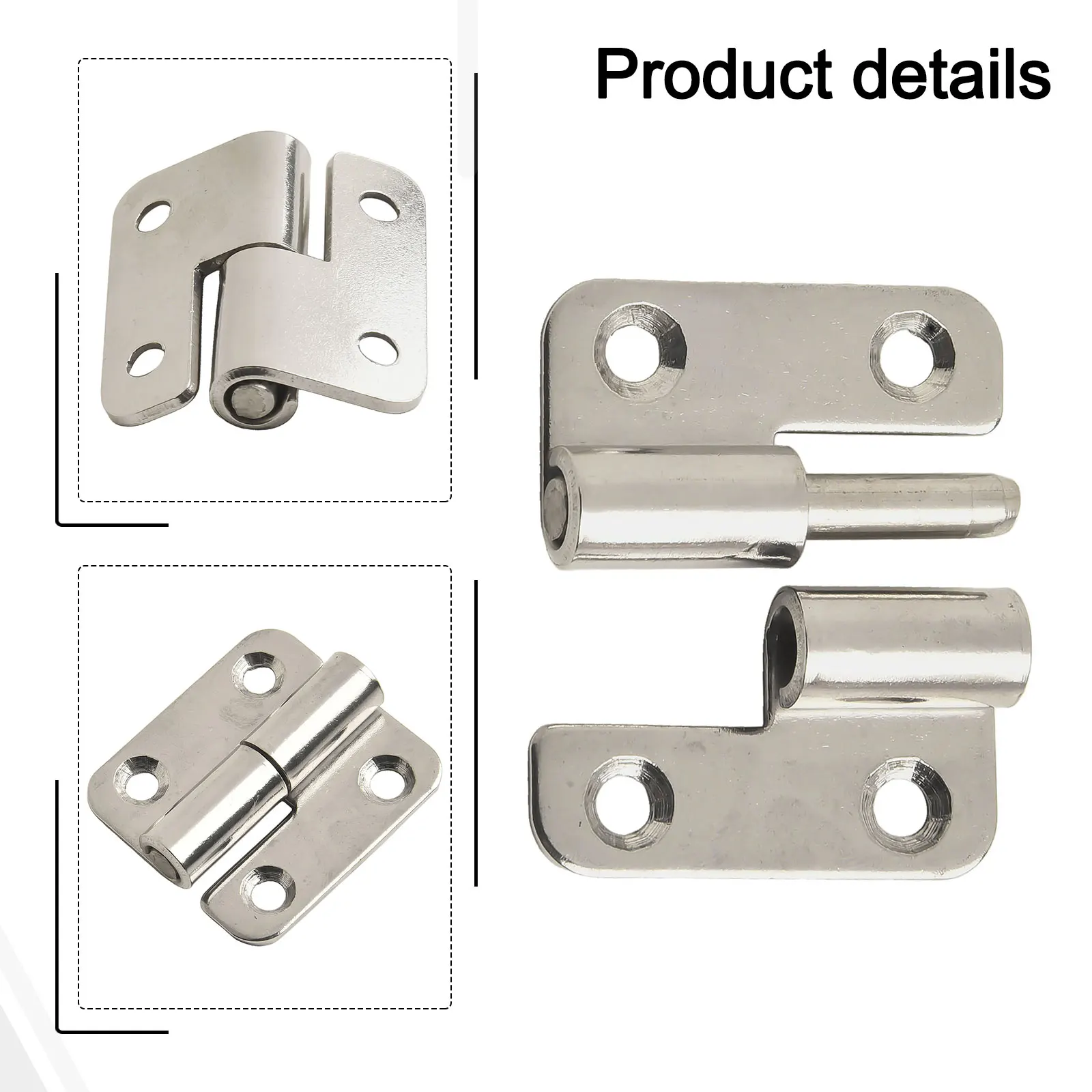 Lift-Off Hinge | Stainless Steel Removable Hardware | Heavy-Duty Swing Door - Thumbnail 4
