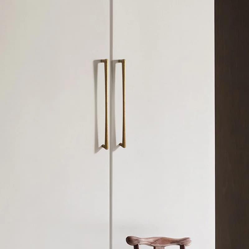 Nickel Cabinet Handles | Vintage Copper Brown Finish | Minimalist Furniture & Drawer Pulls - Thumbnail 3