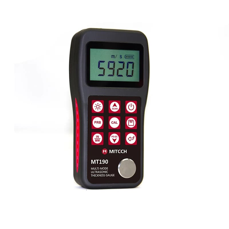 Ultrasonic Thickness Gauge | 0.65-600mm Range for Metal, Plastic & Glass | Portable Precision Meter - Thumbnail 6