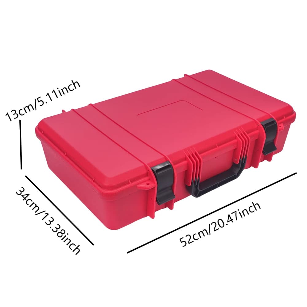 Hard Carry Tool Case | With Foam Storage Organizer | Instrument & Hardware Toolbox - Thumbnail 2