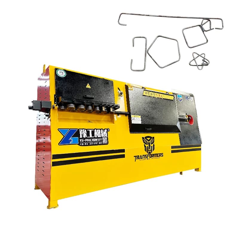 Fully Automatic Rebar Bender and Cutter CNC Integrated Steel Bar Bending Hoop and Cutting Machine Rebar Bending Machine - Thumbnail 3