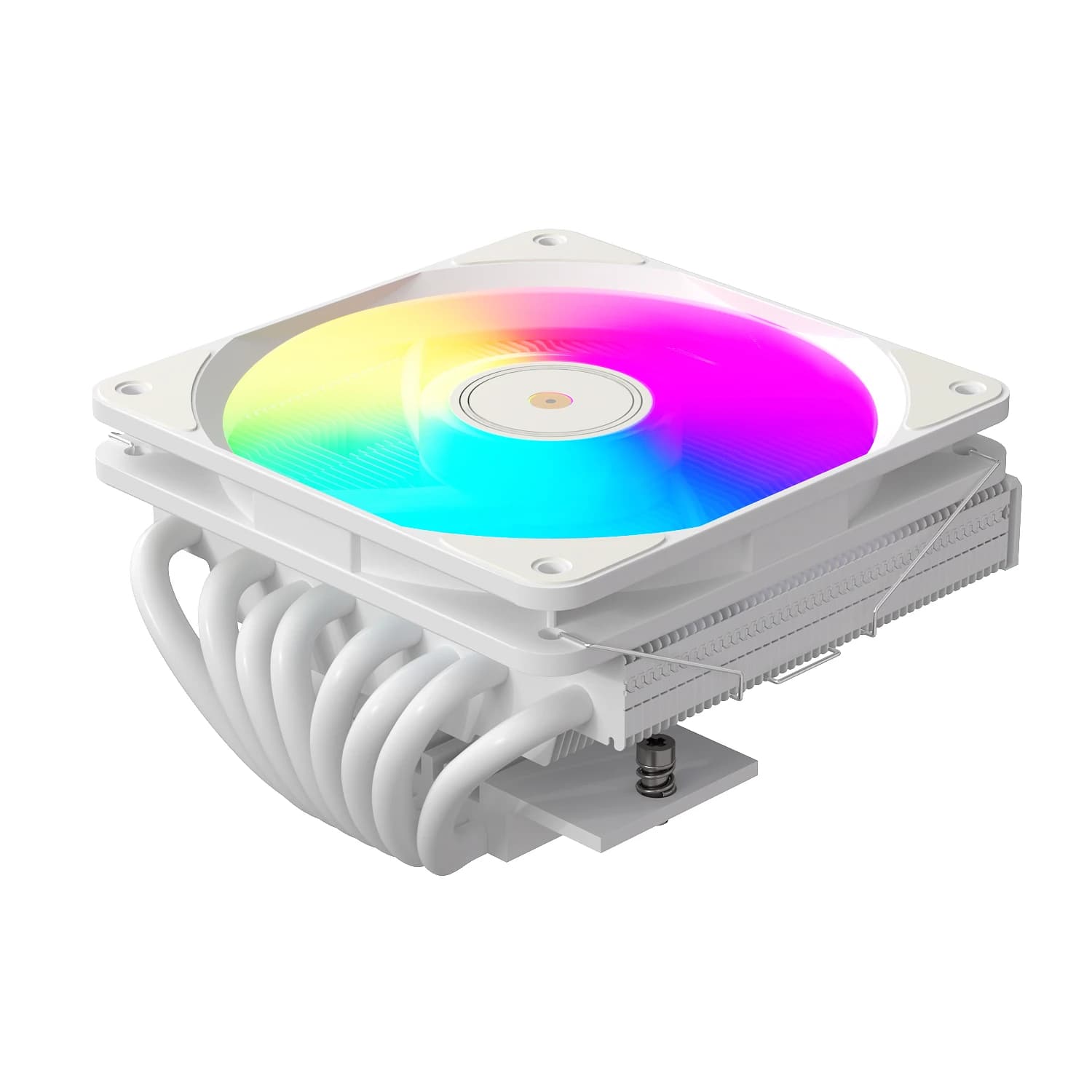 TE-75 Low-Profile ARGB CPU Air Cooler | 75mm Height for AM5/AM4/LGA1700 | 5V 3-Pin RGB Sync - Thumbnail 3
