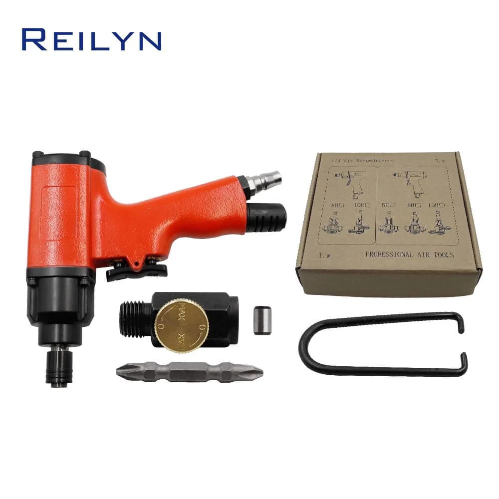 Pneumatic Screwdriver | 15-50 N.M Torque | 11,000 RPM Pistol Grip for Heavy-Duty Fastening - Thumbnail 3
