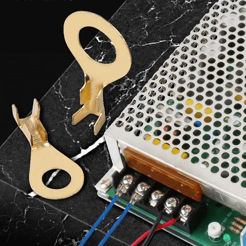 Copper Cable Lug Kit | M3-M10 Crimp Terminals | Non-Insulated Electrical Connectors - Thumbnail 5