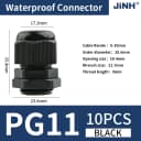 PG11-Black-10Pcs