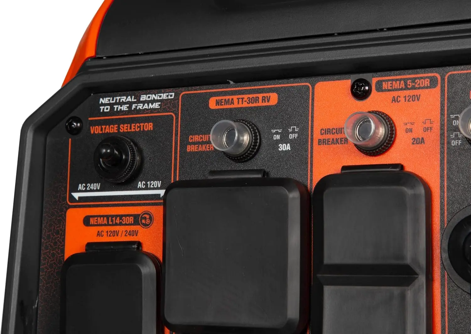 6800W Dual-Fuel Inverter Generator | RV Ready & Electric Start | CO Safety Monitor - Thumbnail 5