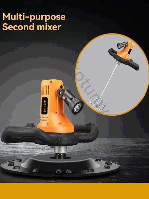 Wall Finishing Trowel | Electric Plaster & Concrete Polisher | Smoothing Power Tool - Thumbnail 2